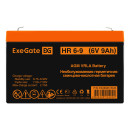 Exegate EX285851RUS АКБ ExeGate HR 6-9 (6V 9Ah 634W, клеммы F1)2