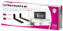 Кронштейн для СВЧ Ultramounts UM 888B черный макс.30кг настенный фиксированный2