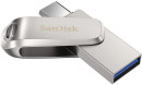 Флешка 64Gb SanDisk Ultra Dual Drive Luxe USB Type-C USB 3.1 серебристый SDDDC4-064G-G462