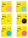 IC-ET0817 Комплект картриджей T2 для Epson T0817: черный, голубой, пурпурный, желтый, светло-голубой, светло-пурпурный