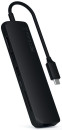 Адаптер USB Type-C Satechi ST-UCSMA3K 2 х USB 3.0 1 Ethernet HDMI microSD черный