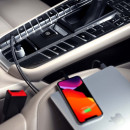 Автомобильное зарядное устройство Satechi 72W Type-C PD Car Charger. Входное напряжение 12В. Порты 1 x USB-A 12W, 1 x USB-C 60W. Цвет серебряный.3