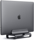 Настольная подставка Satechi Universal Vertical Aluminum Laptop Stand для ноутбуков толщиной от 1,27 см до 3,17 см. Материал алюминий. Цвет серый космос.4