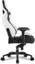 Кресло для геймеров Sharkoon Shark Skiller SGS4 чёрный белый2