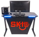 Игровой стол Skyland SKILL STG 1260 чёрный (1200 x 600 x 740 мм, металл, ЛДСП, карбон)2
