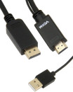 Кабель-переходник HDMI(M) +USB---> DP(M)  4K*30Hz 1.8M, VCOM <CG599C-1.8M>2