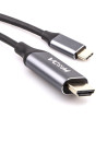 Кабель-адаптер USB 3.1 Type-Cm --> HDMI A(m) 4K@60Hz, 1.8m ,Aluminium Shell,VCOM <CU423MC-1.8M>3