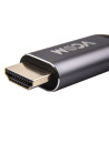 Кабель-адаптер USB 3.1 Type-Cm --> HDMI A(m) 4K@60Hz, 1.8m ,Aluminium Shell,VCOM <CU423MC-1.8M>5