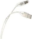 Кабель USB2.0 AM/BM 1.8m прозрачная изоляция Telecom (VUS6900T-1.8M)2