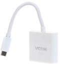 Переходник VGA 0.15м VCOM Telecom CU421 круглый белый2