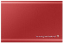 Внешний SSD диск 1.8" 500 Gb USB 3.1 Type-C Samsung T7 (MU-PC500R/WW) красный4