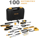 Набор инструментов Deko TZ100 100 предметов (жесткий кейс)2