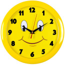 Часы настенные аналоговые Бюрократ WALLC-R81P D23см желтый