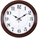 Часы настенные Бюрократ WALLC-R85P белый коричневый