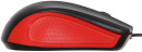 Мышь Acer OMW012 черный/красный оптическая (1200dpi) USB (3but)3