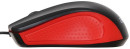 Мышь Acer OMW012 черный/красный оптическая (1200dpi) USB (3but)4