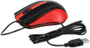 Мышь Acer OMW012 черный/красный оптическая (1200dpi) USB (3but)5