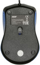 Мышь Acer OMW011 черный/синий оптическая (1200dpi) USB (3but)2