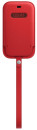 Чехол Apple Leather Sleeve with MagSafe для iPhone 12 mini красный MHMR3ZE/A