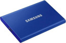 Жесткий диск SSD Samsung 1TB T7 Touch, USB Type-C, R/W 1000/1050MB/s, Blue MU-PC1T0H/WW2