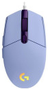 Мышь проводная Logitech G102 LIGHTSYNC Gaming LILAC Retail фиолетовый USB 910-0058542