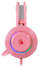 Наушники с микрофоном A4 Bloody G521 розовый 2.3м мониторные USB оголовье (G521 ( PINK ))2