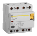 Выключатель дифф. тока IEK ВД1-63 MDV10-4-025-300 25A 300мА AC 4П 400В 4мод белый