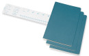 Блокнот Moleskine CAHIER JOURNAL CH016B44 Large 130х210мм обложка картон 80стр. линейка голубой (3шт)3