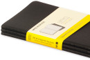 Блокнот Moleskine CAHIER JOURNAL QP312 Pocket 90x140мм обложка картон 64стр. клетка черный (3шт)7