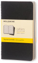 Блокнот Moleskine CAHIER JOURNAL QP312 Pocket 90x140мм обложка картон 64стр. клетка черный (3шт)9