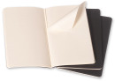 Блокнот Moleskine CAHIER JOURNAL QP316 Large 130х210мм обложка картон 80стр. линейка черный (3шт)9