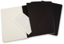 Блокнот Moleskine CAHIER JOURNAL QP318 Large 130х210мм обложка картон 80стр. нелинованный черный (3шт)9