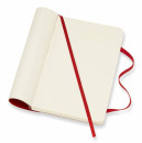 Блокнот Moleskine CLASSIC SOFT QP613F2 Pocket 90x140мм 192стр. нелинованный мягкая обложка красный4