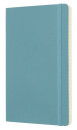 Блокнот Moleskine CLASSIC SOFT QP616B35 Large 130х210мм 192стр. линейка мягкая обложка голубой2