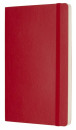 Блокнот Moleskine CLASSIC SOFT QP618F2 Large 130х210мм 192стр. нелинованный мягкая обложка красный2