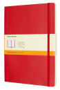 Блокнот Moleskine CLASSIC SOFT QP621F2 XLarge 190х250мм 192стр. линейка мягкая обложка красный