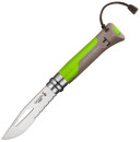 Нож перочинный Opinel Outdoor Earth №08 8VRI (001715) 190мм салатовый/серый2