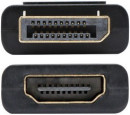 Переходник HDMI DisplayPort VCOM Telecom CA331 плоский черный2