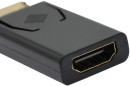 Переходник HDMI DisplayPort VCOM Telecom CA331 плоский черный3