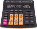 Калькулятор настольный STAFF PLUS STF-333-BKRG 12-разрядный черный 2504602