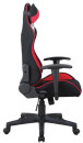 Кресло компьютерное BRABIX "GT Racer GM-101", подушка, ткань, черное/красное, 5318204