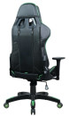 Кресло компьютерное BRABIX "GT Carbon GM-120", две подушки, экокожа, черное/зеленое, 5319293