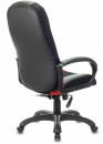 Кресло компьютерное BRABIX PREMIUM "Rapid GM-102", НАГРУЗКА 180 кг, экокожа/ткань, черное/красное, 5321074