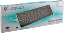 Клавиатура беспроводная Logitech K270 USB черный 920-003757 поврежденная упаковка6