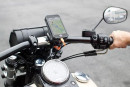 Крепление для телефона Rokform Motorcycle Handlebar Phone Mount на руль мотоцикла. Материал: авиационный алюминиевый сплав. Цвет: серебряный.2