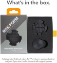Магнитное крепление для смартфона Rokform Magnetic RokLock Plug на приборную панель автомобиля. Поддерживает беспроводную зарядку. Совместимость со всеми чехлами Rokform.3