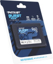 Твердотельный накопитель SSD 2.5" Patriot 960GB Burst Elite <PBE960GS25SSDR> (SATA3, up to 450/320Mbs, 800TBW, 7mm)7