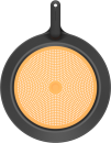Крышка Fiskars Functional Form 1027305 d=30см крыш.оранжевый руч.черная2