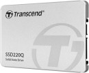 Твердотельный накопитель SSD 2.5" 2 Tb Transcend SSD220Q Read 550Mb/s Write 500Mb/s 3D QLC NAND TS2TSSD220Q3