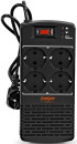 Exegate EP285941RUS Стабилизатор ExeGate Power AD5000-500 (500VA/300W, диапазон 150...280В, 4 евророзетки)3